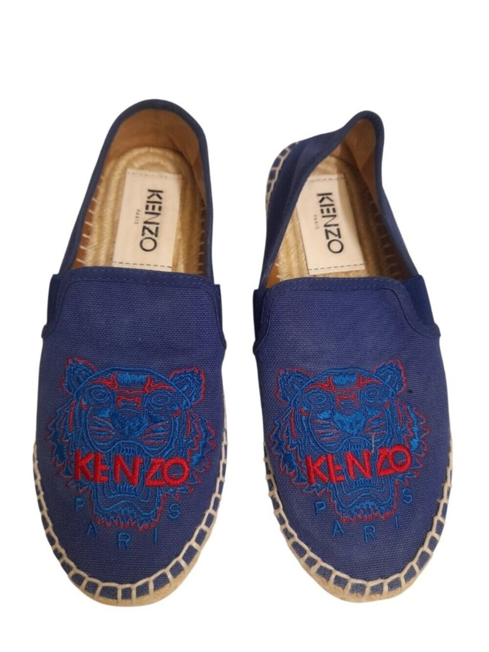 Kenzo Paris Navy Tiger Espadrilles